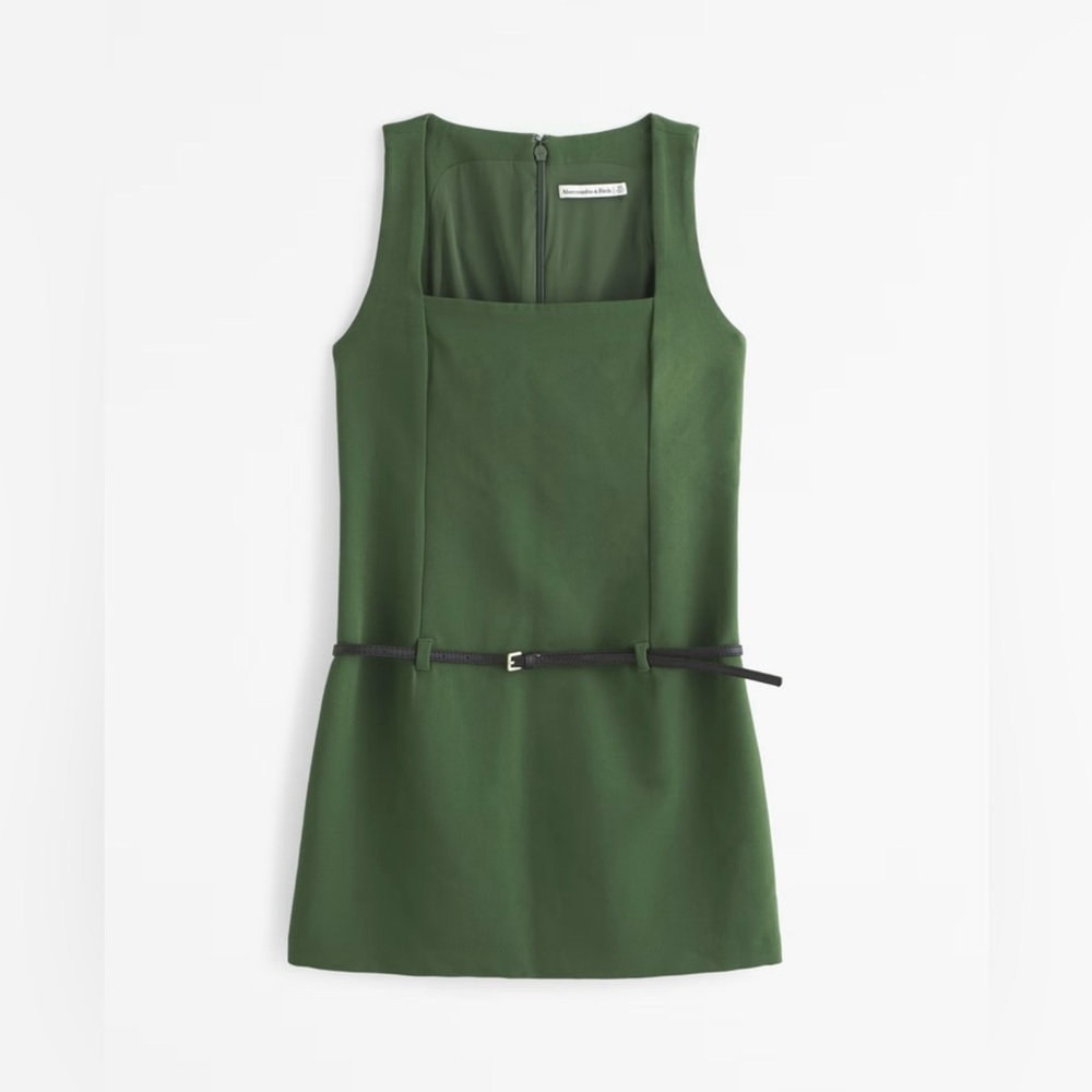 NWT!! Abercrombie & Fitch Green Sleeveless Sheath Dress